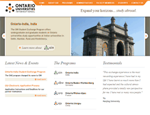 Tablet Screenshot of ouinternational.ca
